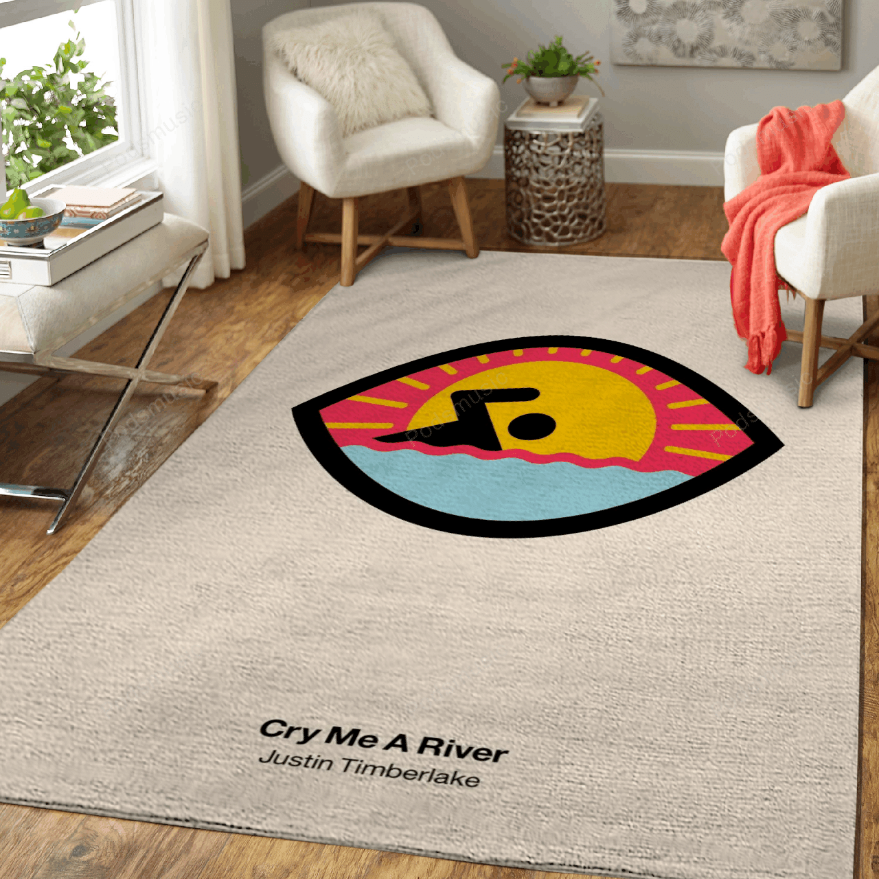 Cry Me A River – Music Art For Fans Area Rug Carpet