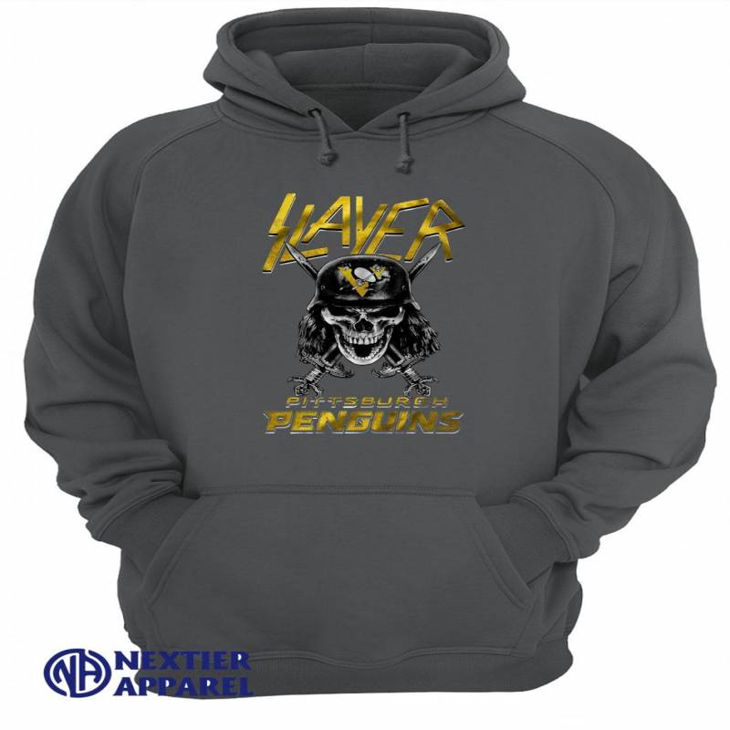 Slayer Skull Pittsburgh Penguins Shirt Unisex Hoodie