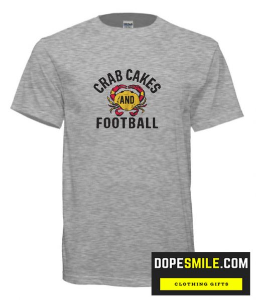 crab cakes and Football cool t Shirt