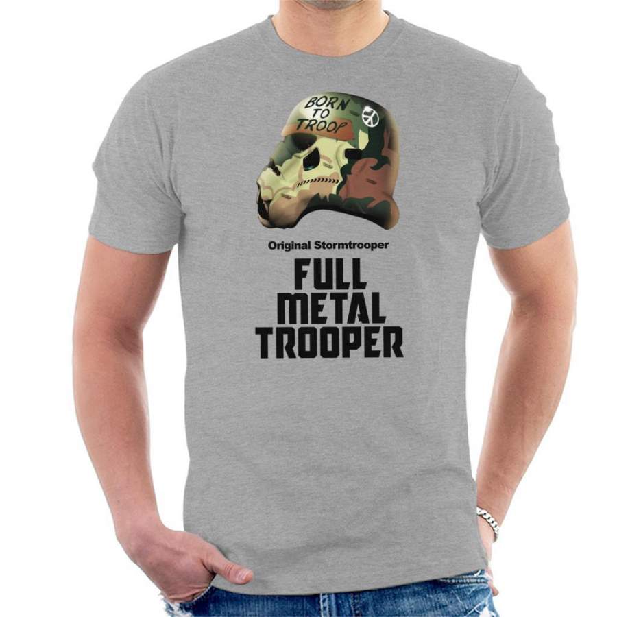Original Stormtrooper Full Metal Trooper Parody Men’s T-Shirt
