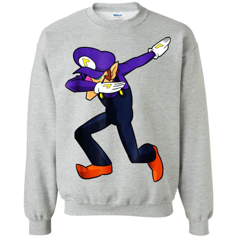 Super Mario Brothers Dabbing Shirt G180 Gildan Crewneck Pullover Sweatshirt  8 Oz.