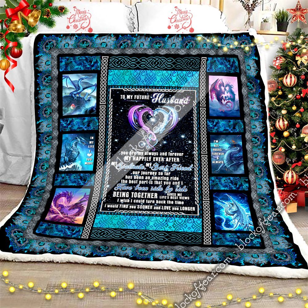 To My Future Husband, Dragon Sofa Throw Blanket CTN189