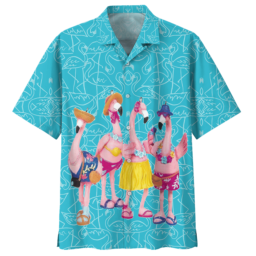 Flamingo Hawaii Shirt Ha5602