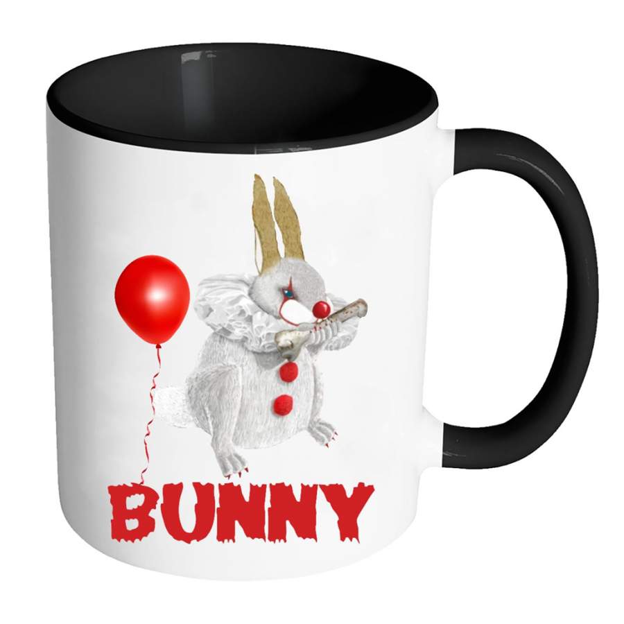 Pennywise Bunny Halloween – Full-Wrap Coffee Colors Accent Mug