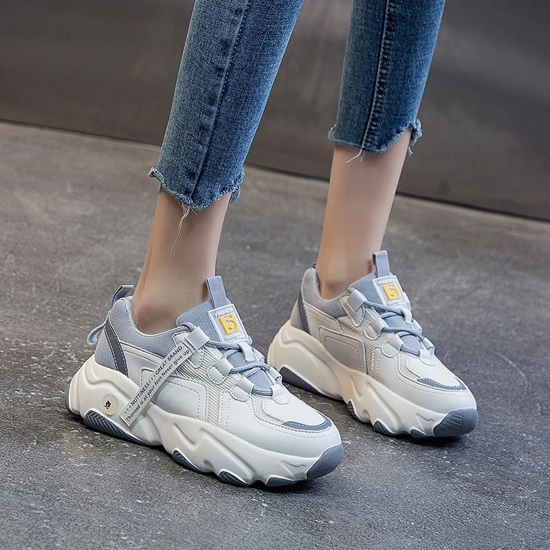 Chunky Sneakers Basket Casual Platform Shoes