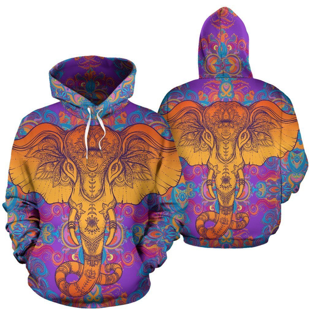 Gold Elephant Indian 3D All Over Print | Unisex | Adult | Ht9891