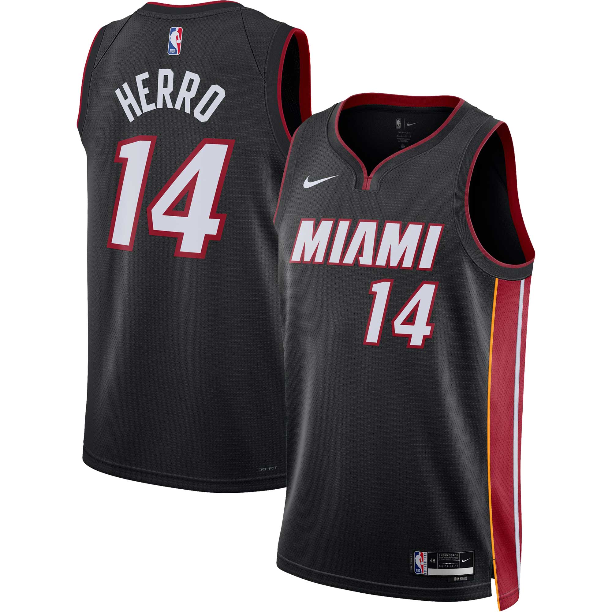 Tyler Herro Miami Heat Unisex Swingman Jersey – Icon Edition – Black