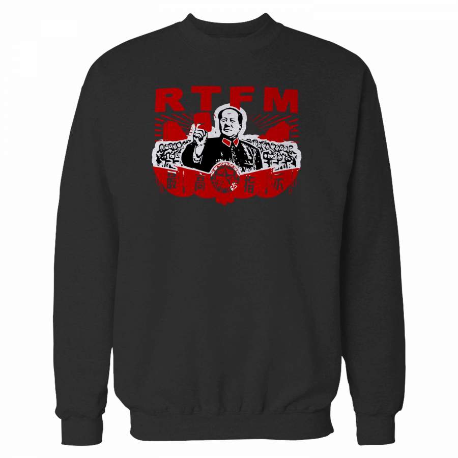 The It Crowd Rtfm Chairman Mao Roy Sweatshirt