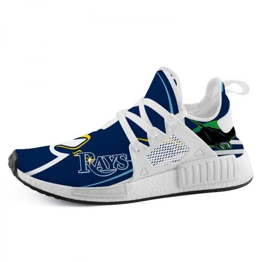 TeeDCMA Tampa Bay Rays NMD XR1 Lightweight Sneakers, Tampa Bay Rays Running Shoes