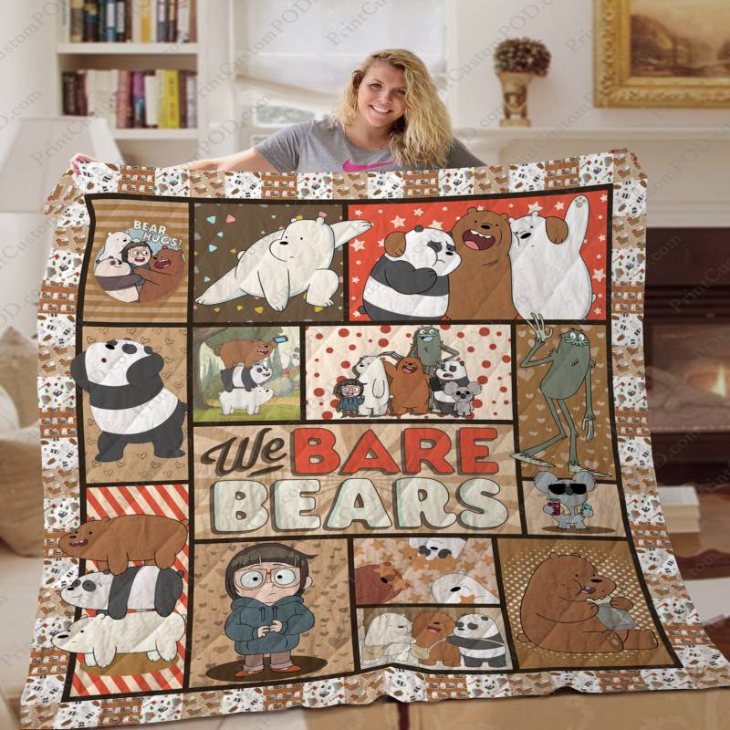 [TA] – We Bare Bears Quilt Blanket