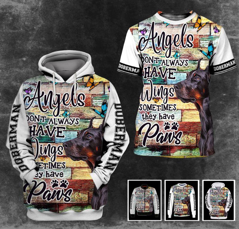 Fall Outfits 3D Print Doberman Pinscher  Adult Unisex