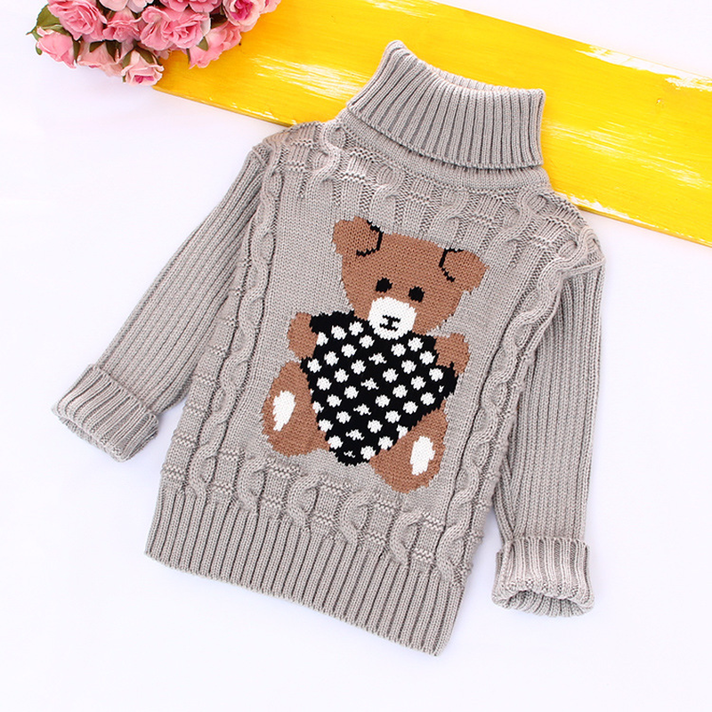 Autumn Winter Sweater Top Baby Children Clothing Boys Girls Knitted pullover toddler Sweater Kids Spring Wear 2 3 4 6 8 years alx