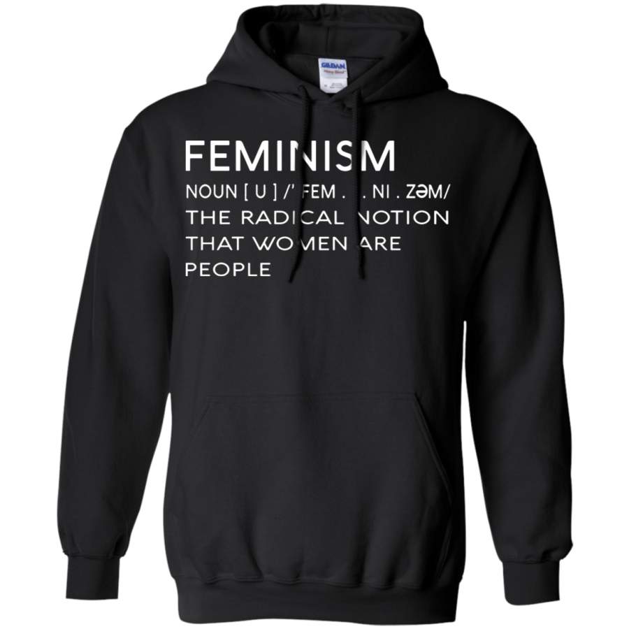 AGR Feminism Definition Women Are People Hoodie