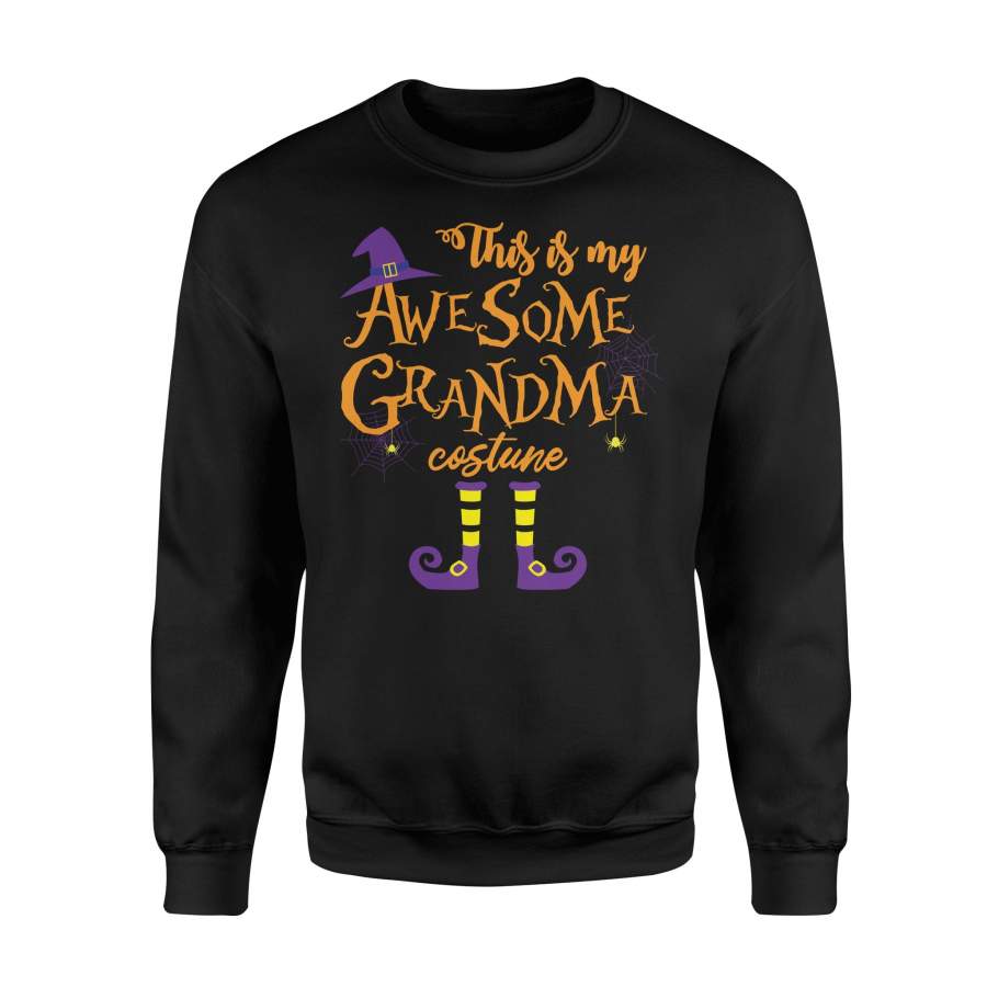 Halloween This Is My Awesome Grandma Costume Halloween Sweatshirt