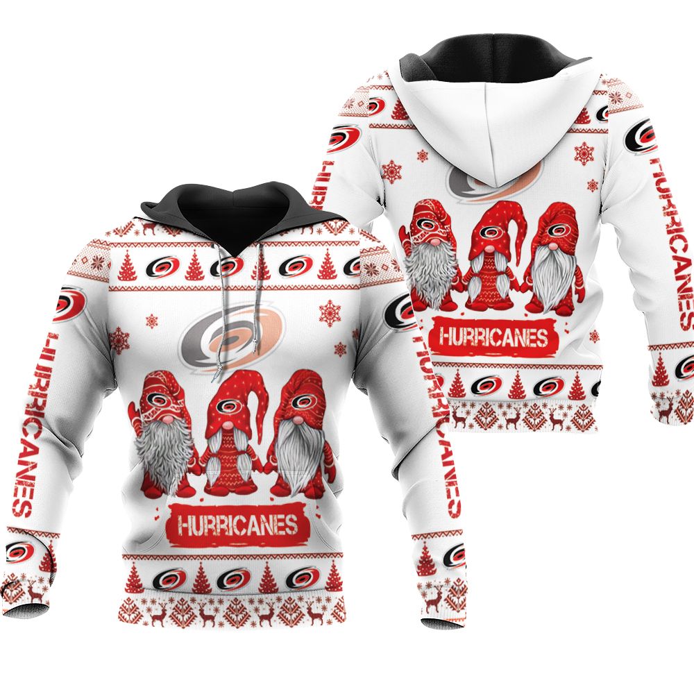 christmas gnomes Carolina Hurricanes ugly christmas 3d printed sweatshirt 3d 3d Hoodie Sweater Tshirt