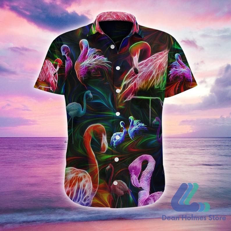 Flamingo Multicolor Nice Design Hawaii Shirt Ha17449