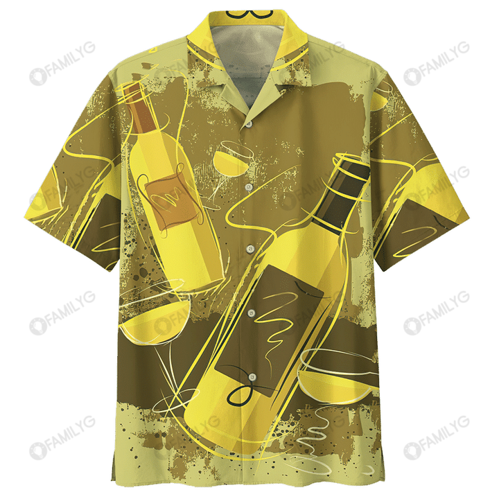 Wine Shirt – It’S Time For Wine Hawaiian Shirt Summer Hawaiian For Men, Women, Couple