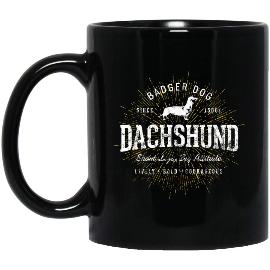 Vintage Style Retro Dachshund Mug