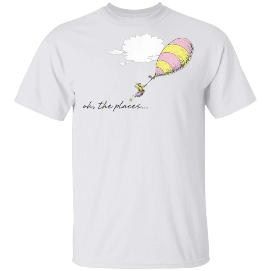 Dr Seuss Oh the Places Youll Go Oh the Places Balloon TShirt