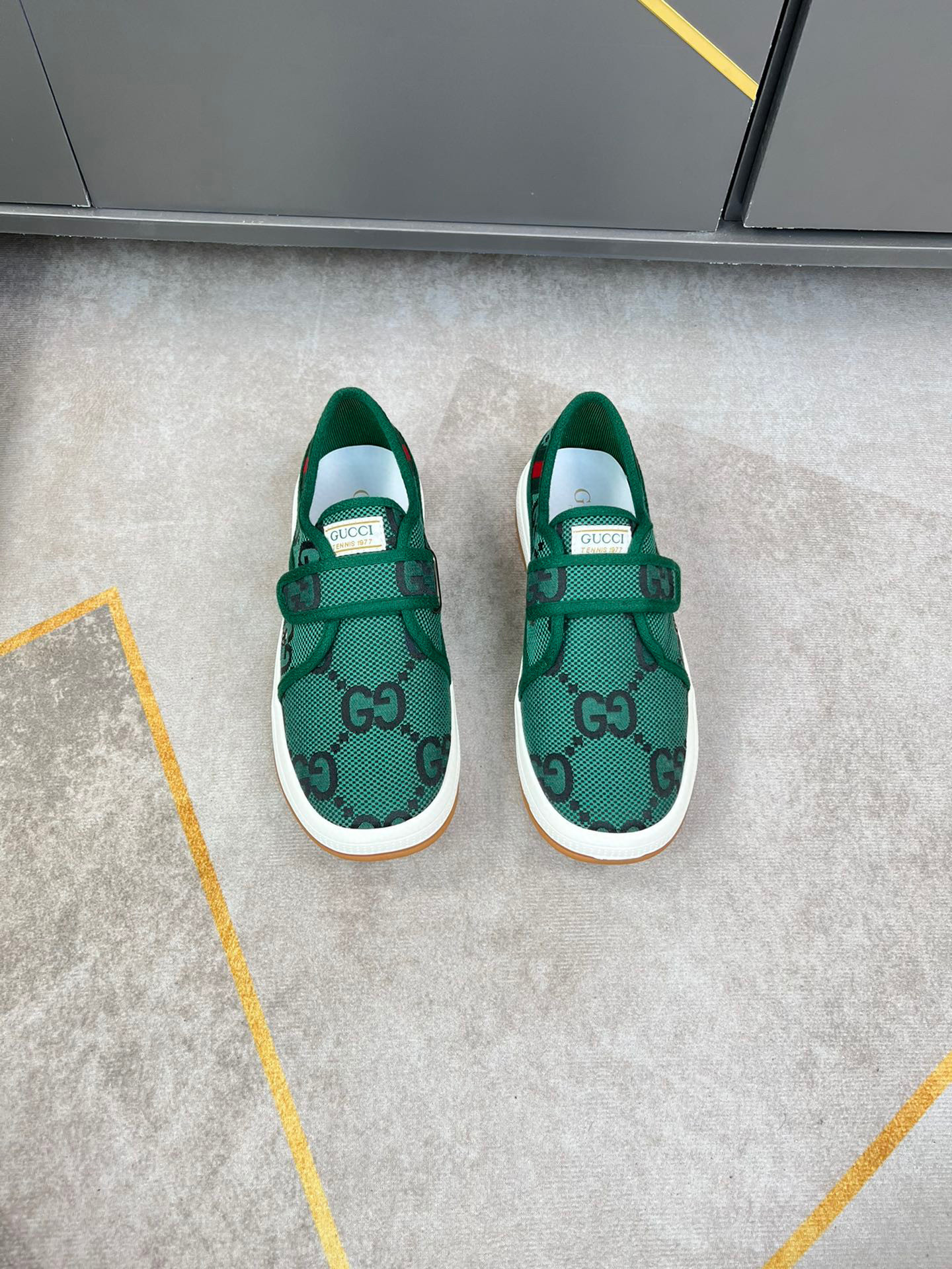 Gucci Tennis 1977 Sneaker Green Jumbo Canvas, Men SNK331974792