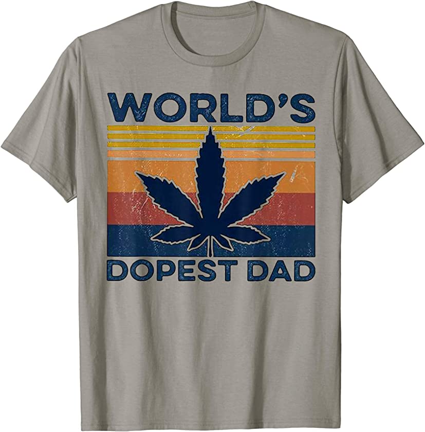 World’s Dopest Dad Weed Vintage T-Shirt