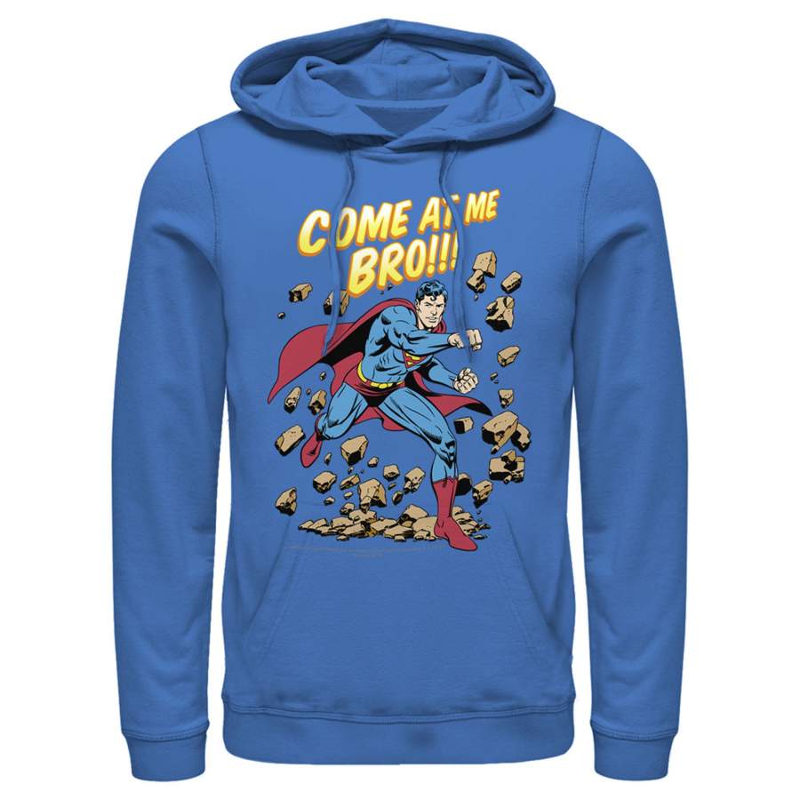 Superman Men’s Come At Me Bro  Lightweight Hoodie