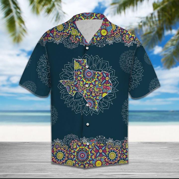 Texas Mandala Hawaiian Shirt Authentic Shirts Summer Gift Ideas Ha71294