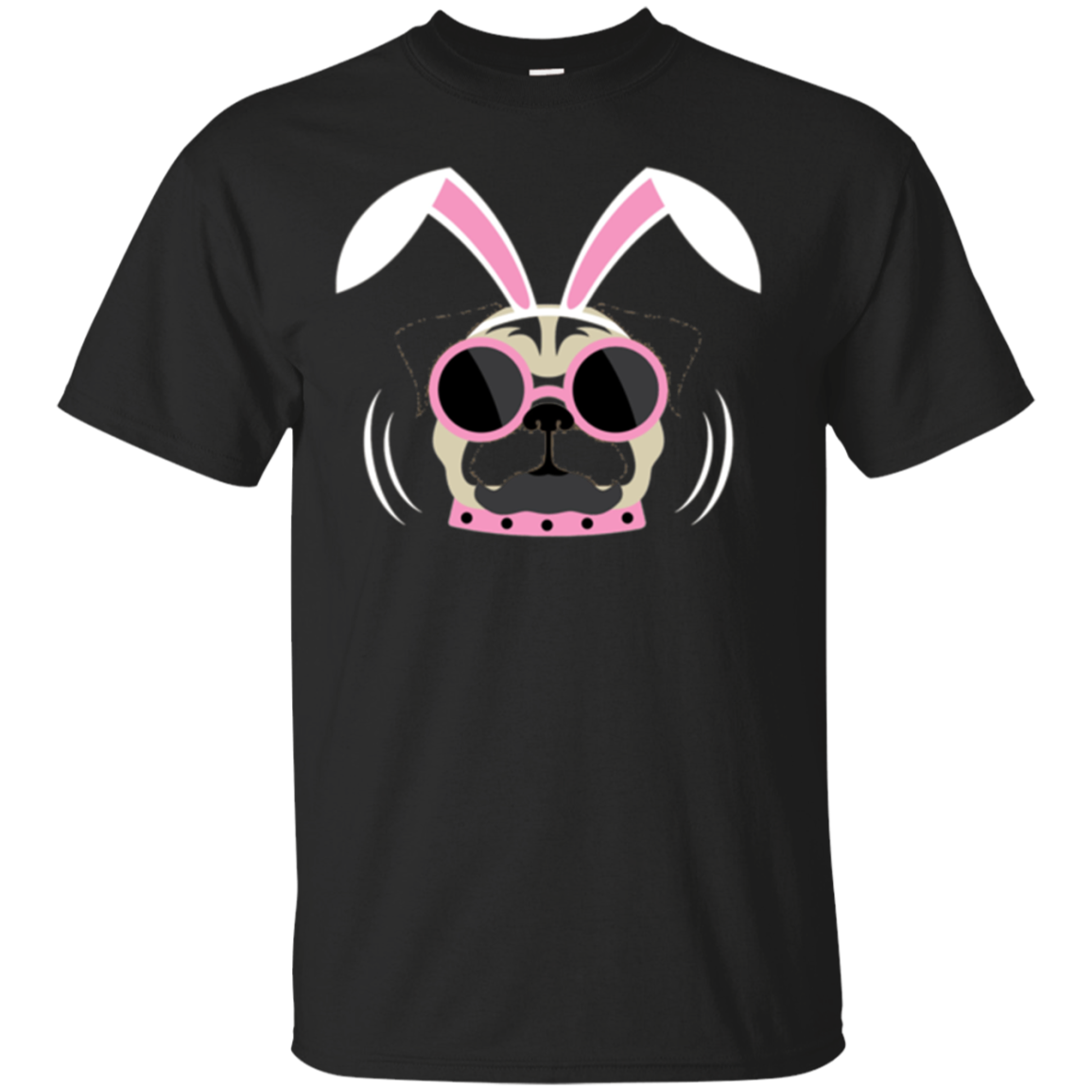 Pugs Bunny T-Shirt | Funny Easter Puggy Shirt For Pug Lover