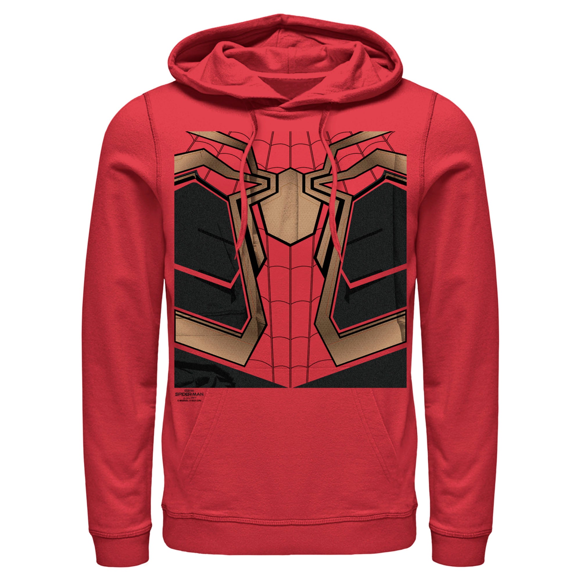 Men’S Marvel Spider-Man: No Way Home Iron Suit Pull Over Hoodie