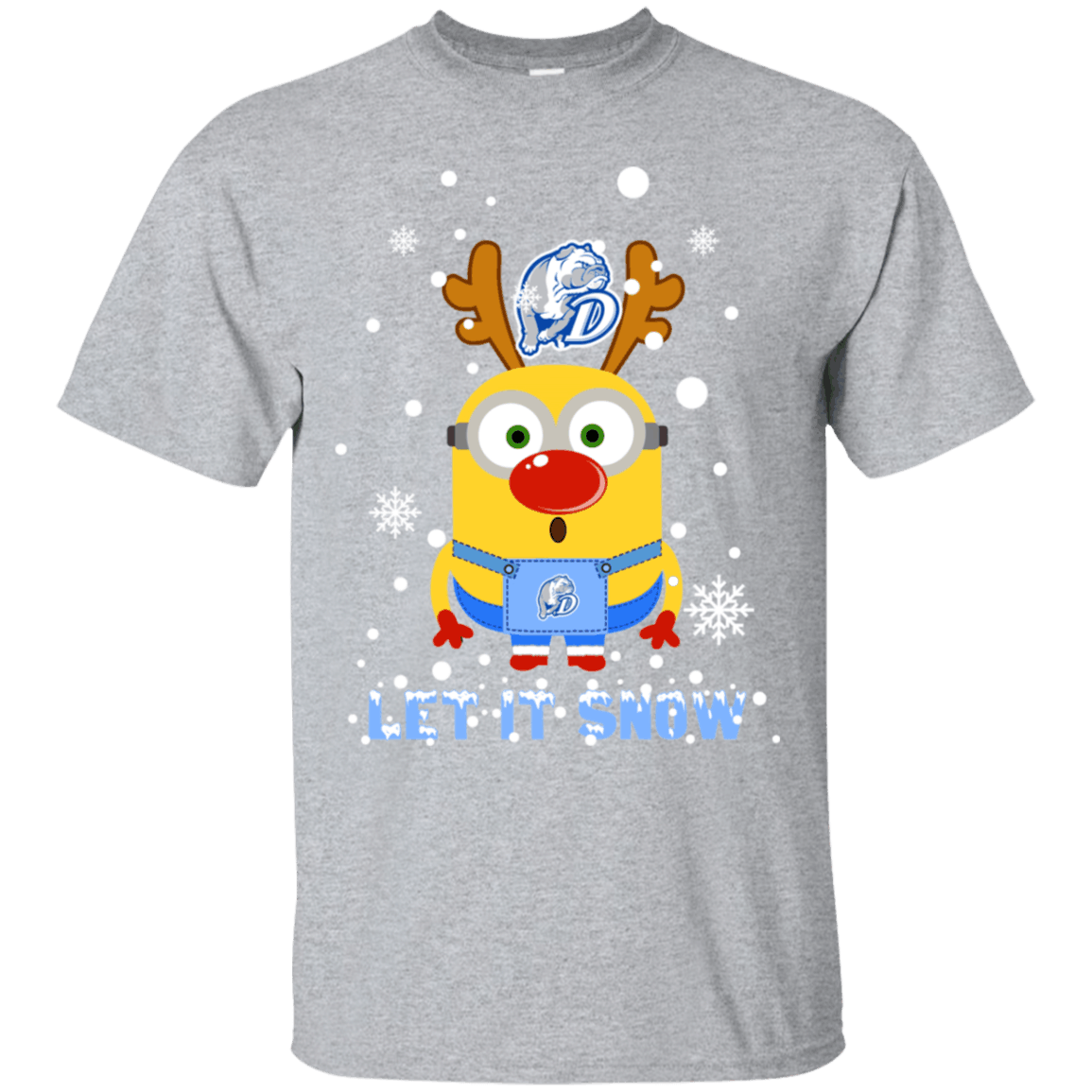 Buy Minion Drake Bulldogs Ugly Christmas Sweaters Let It Snow Ultra Cotton T-Shirt