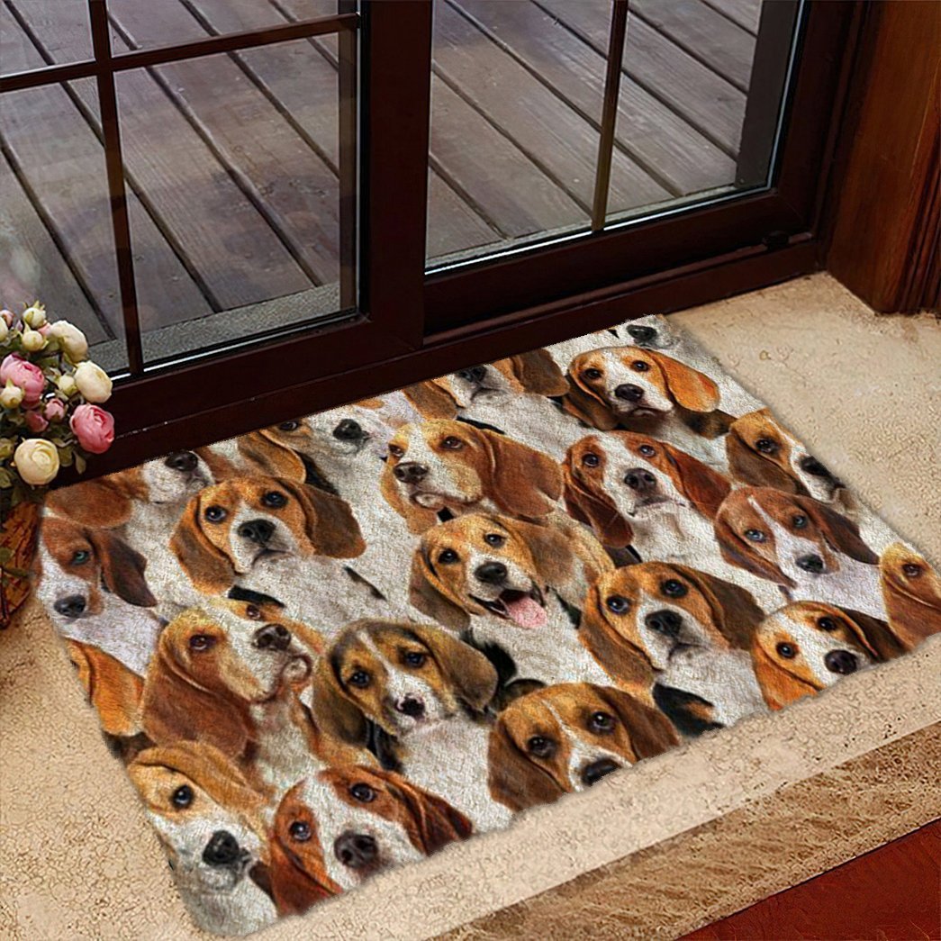 Tmarc Tee A Bunch Of Beagles Doormat