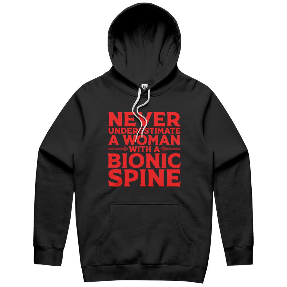 Funny Bionic Spine Surgery Recovery Gift Back Spinal Fusion Hoodie