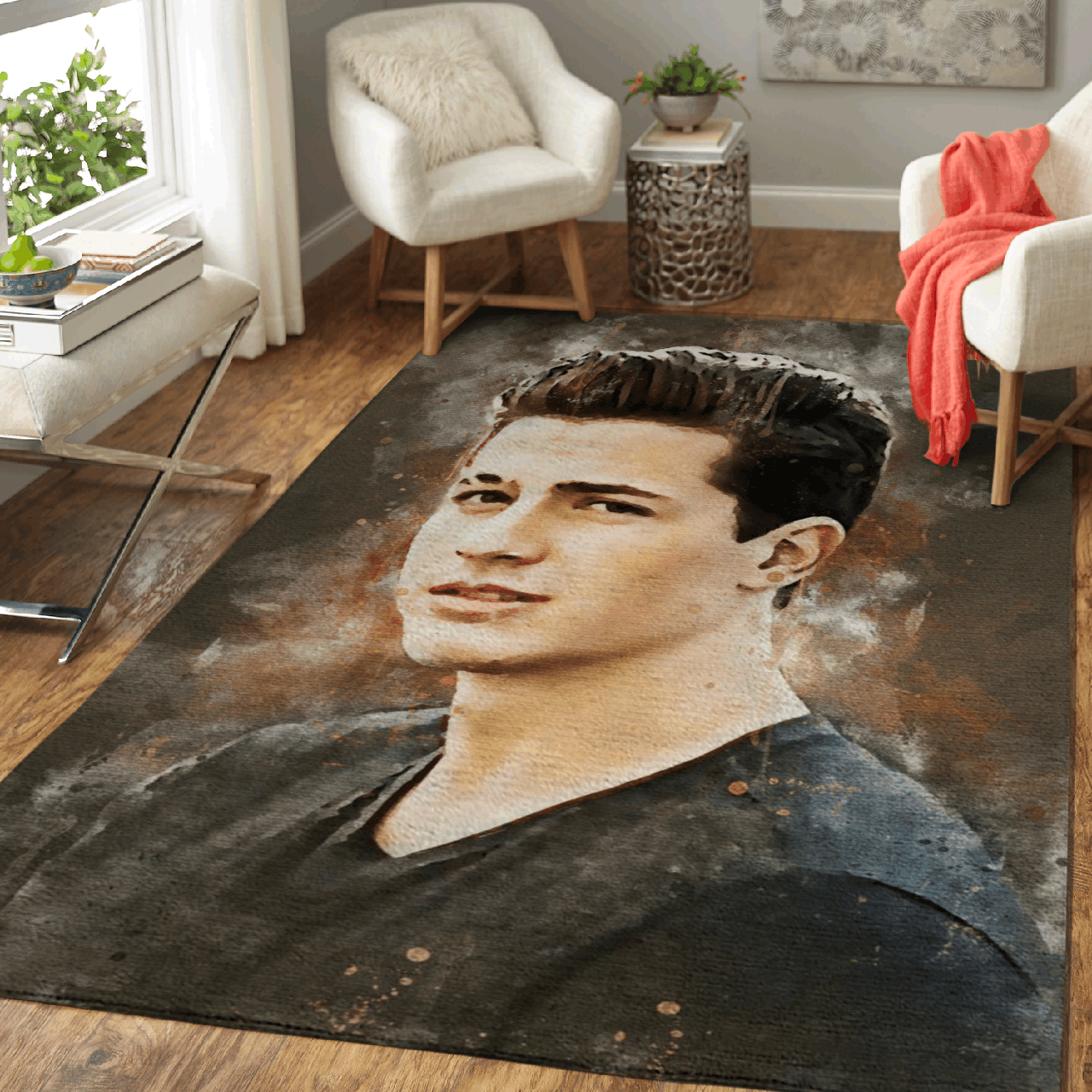 Charlie Puth – Music World Art For Fans Area Rug Carpet