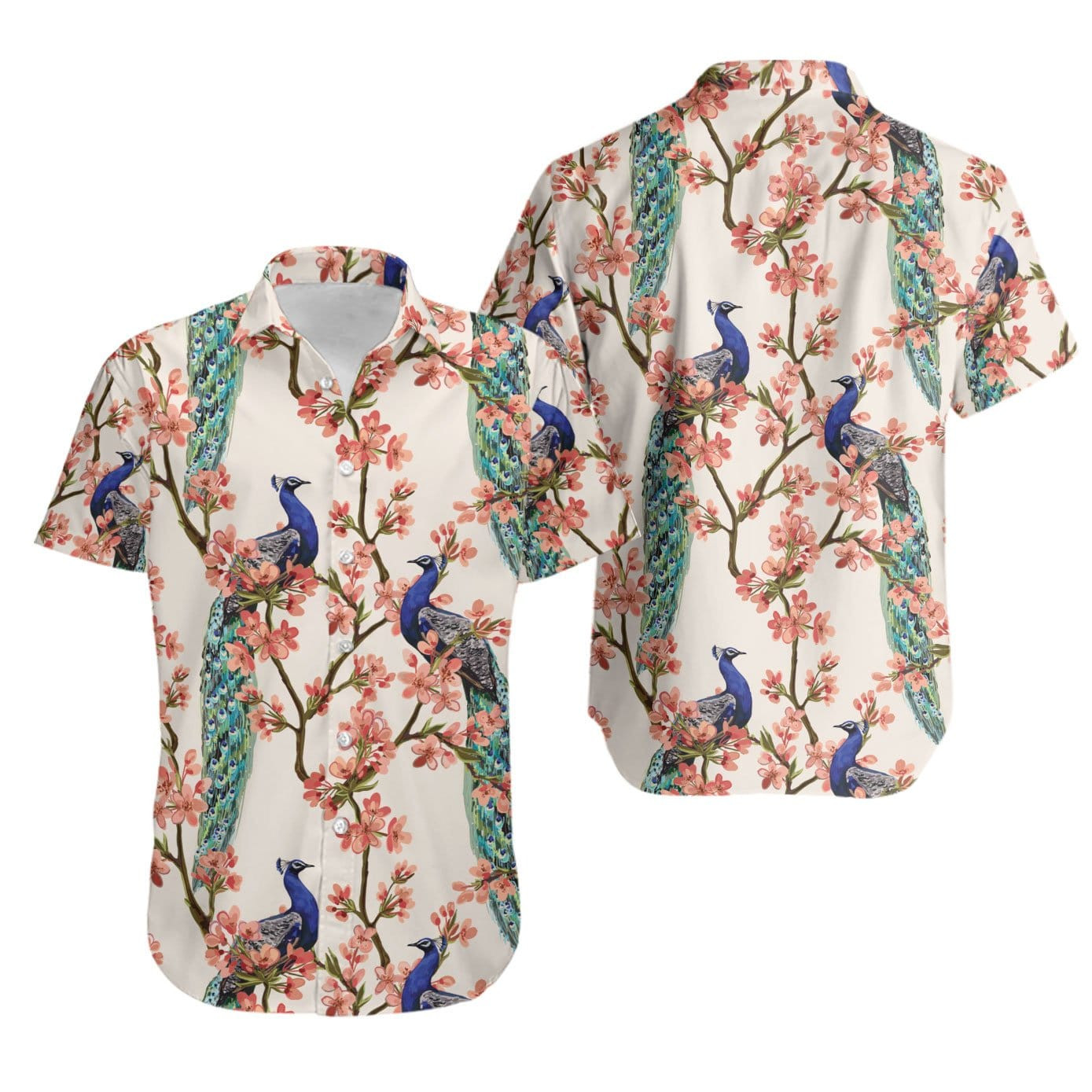 Splendid As Oriental Peacock Hawaii Shirt H Ha100993