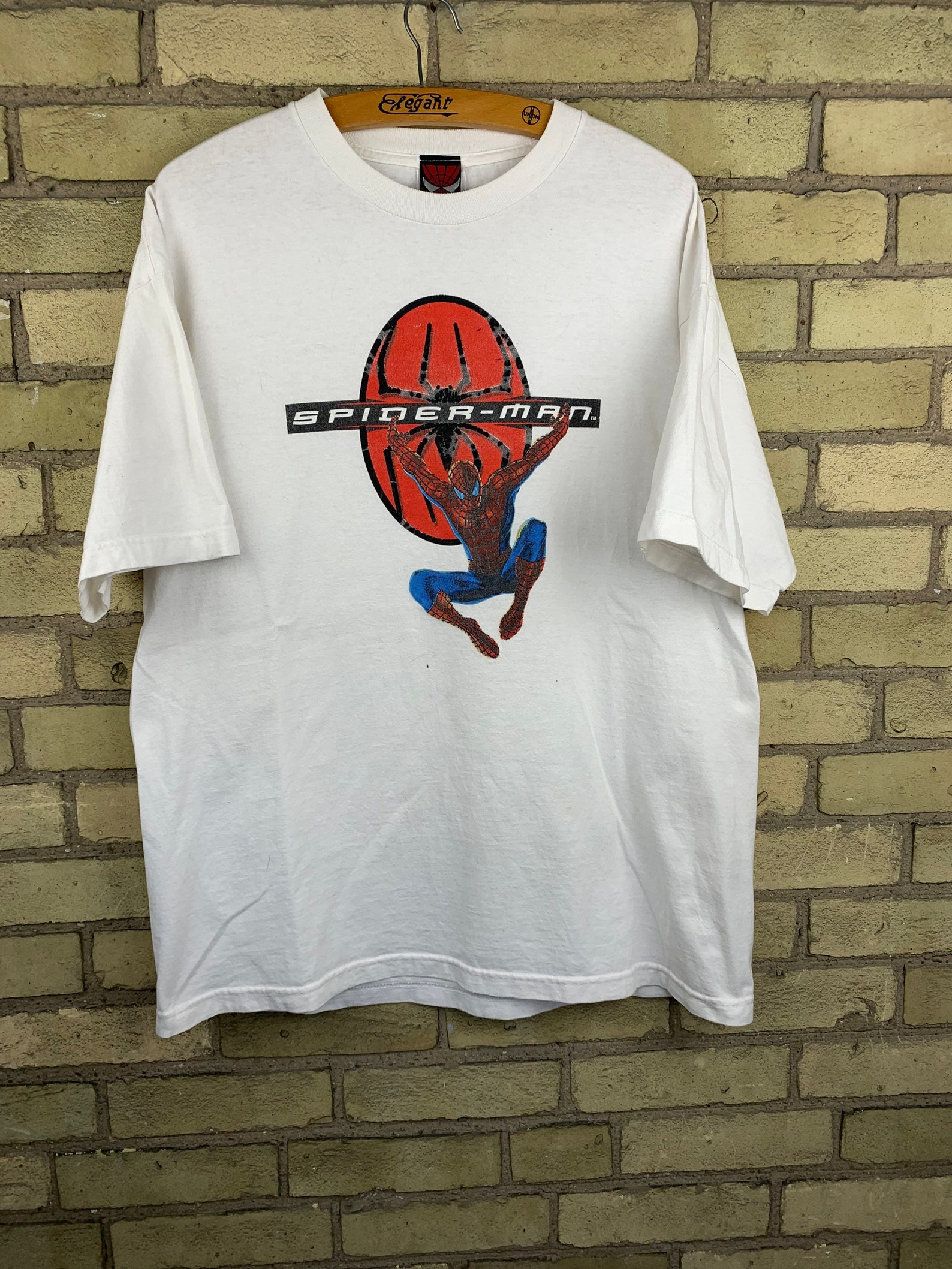 Vintage Y2K 2000S Spider Man Movie Promo T Shirt