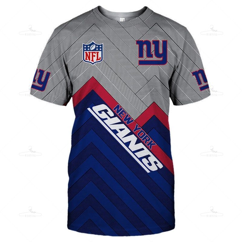 New York Giants T-Shirt Short Sleeve Custom  Gift S