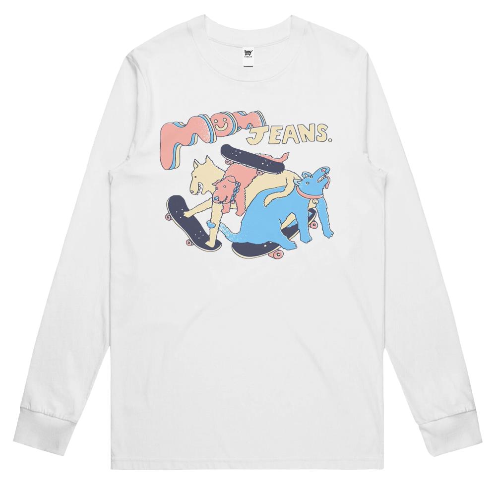 Mom Jeans Band – Puppy Love Long Sleeve T Shirts