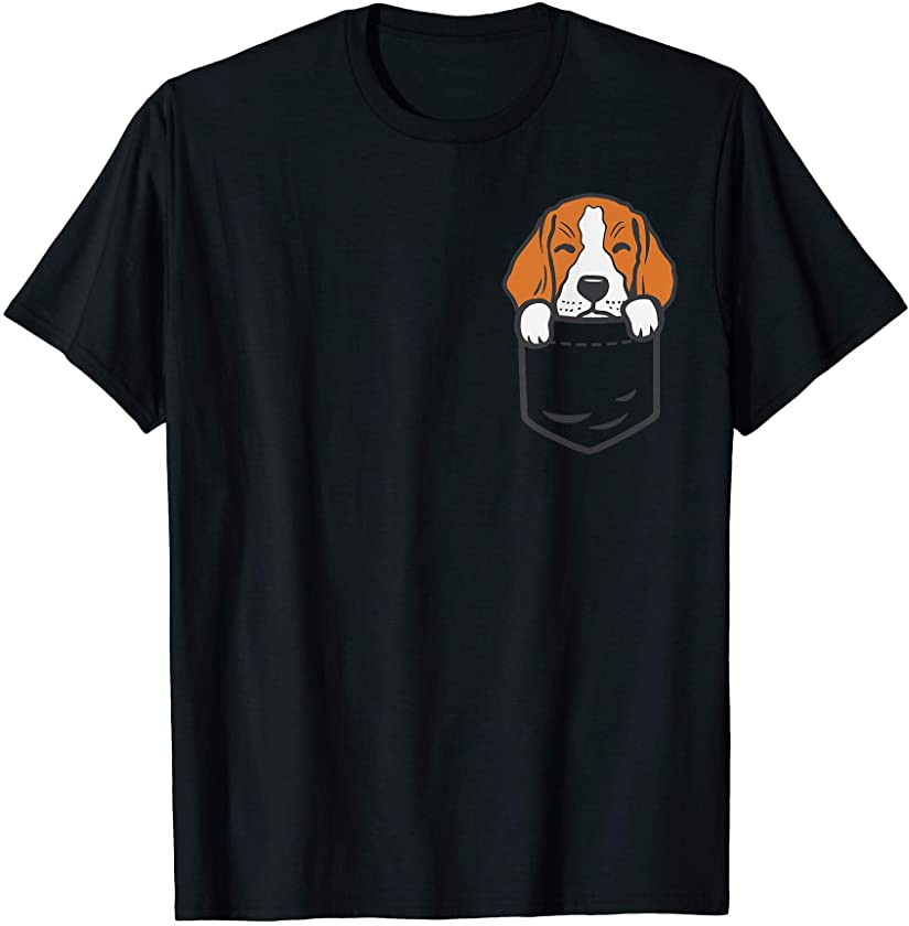 Pocket Beagle Cute Animal Pet Hound Dog Lover Owner Gift T-Shirt