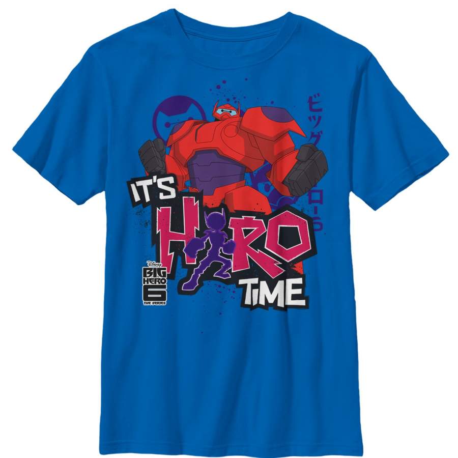 Big Hero 6 Boy’s Hiro Time  T Shirt