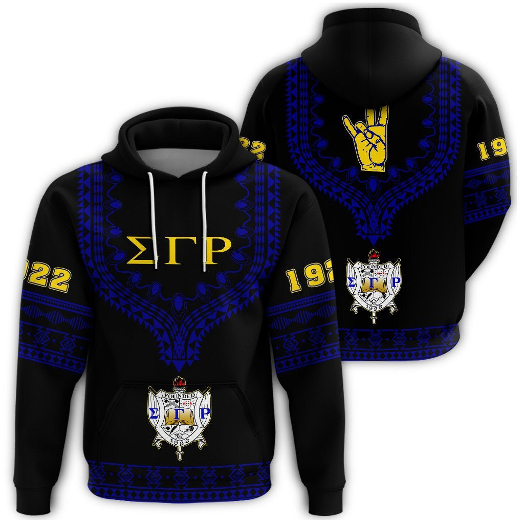 Sorority Hoodie – Sigma Gamma Rho Dashiki Hoodie – Alva Style