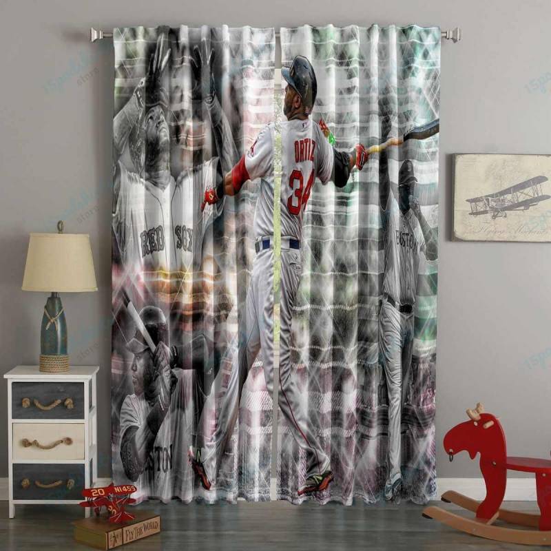 3D Printed David Ortiz Style Custom Living Room Curtains