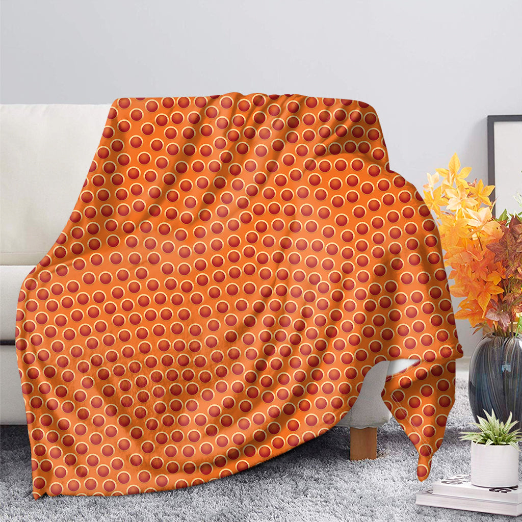 Basketball Bumps Texture Print Blanket