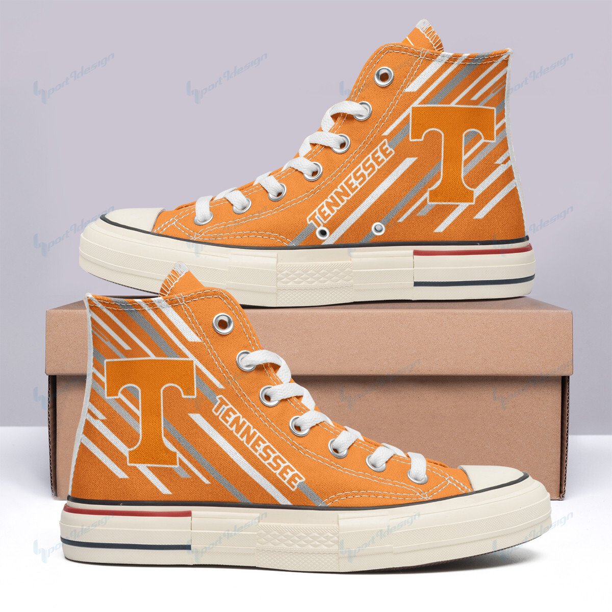 Tennessee Volunteers New High Top Canvas Shoes Bg01