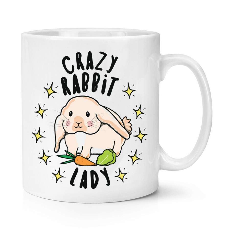 Crazy Rabbit Lady Star Coffee Mug