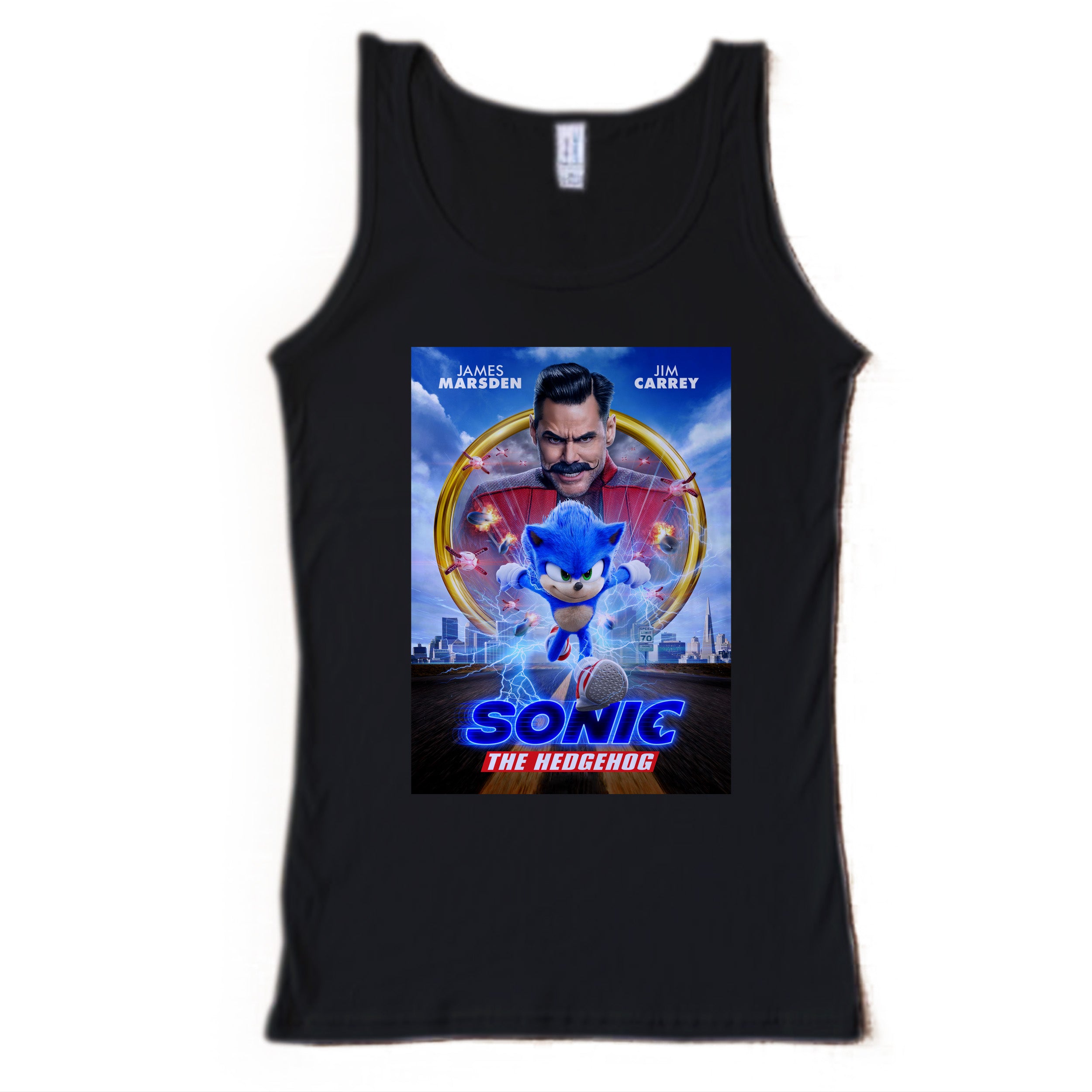 Sonic The Hedgehog Poster Men’S Tank Top