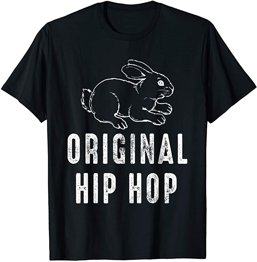 Original Hip Hop Bunny Easter Day Vintage T-Shirt