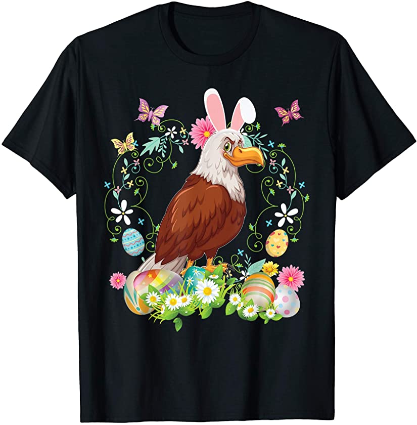 Bunny Eagle Happy Easter Day Lover Egg Hunt Lovely Cute T-Shirt