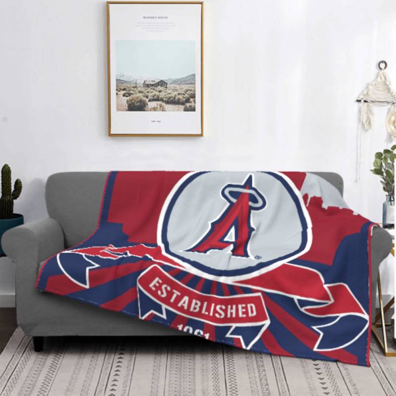 Los Angeles Angels 3D Full Printing Blanket V4