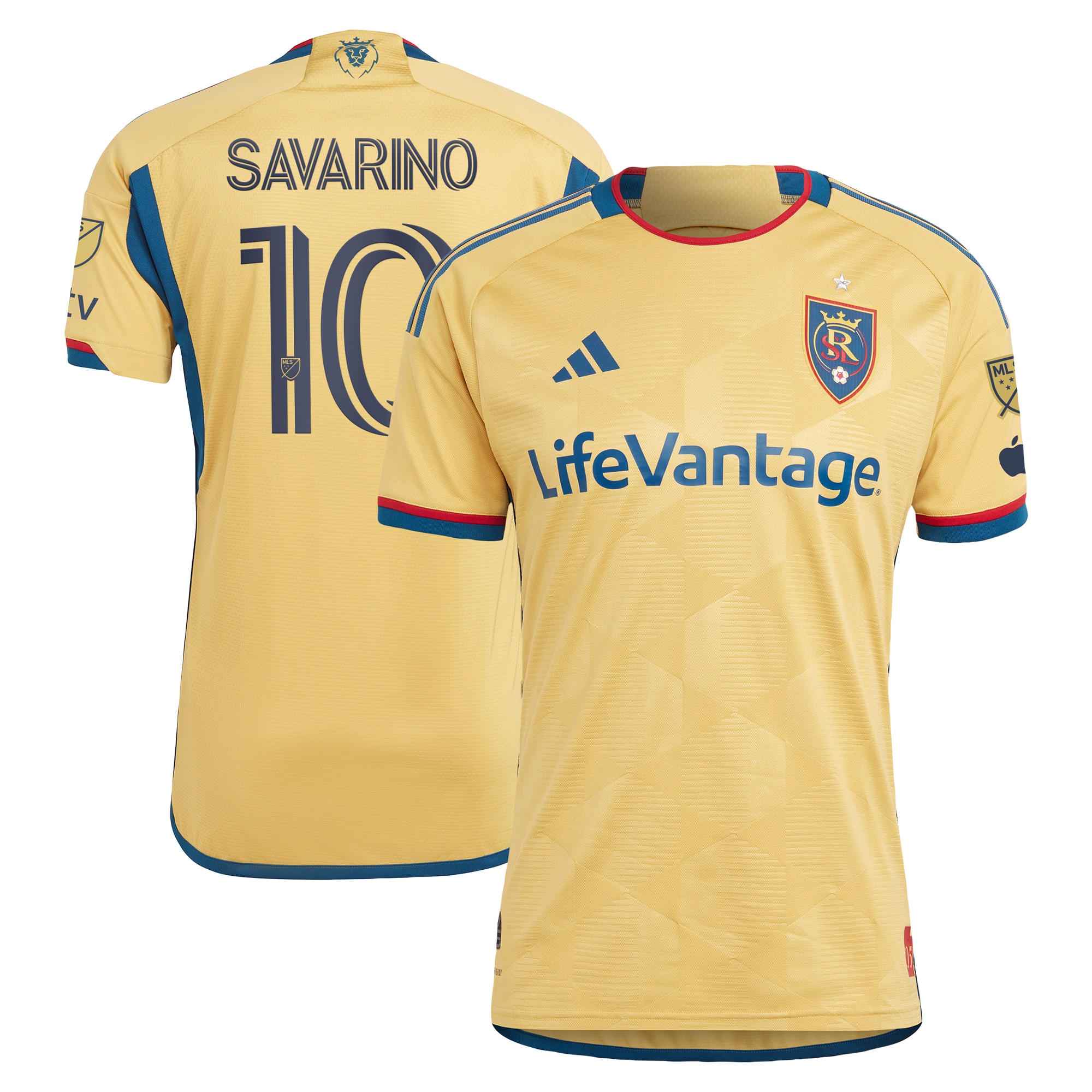 Jefferson Savarino Real Salt Lake 2023 The Beehive State Kit Authentic Player Jersey – Gold