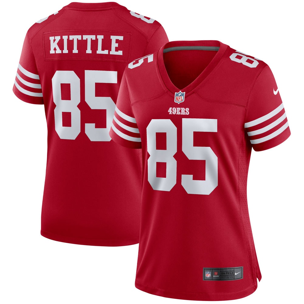 Women’s San Francisco 49ers George Kittle Scarlet Player Jersey